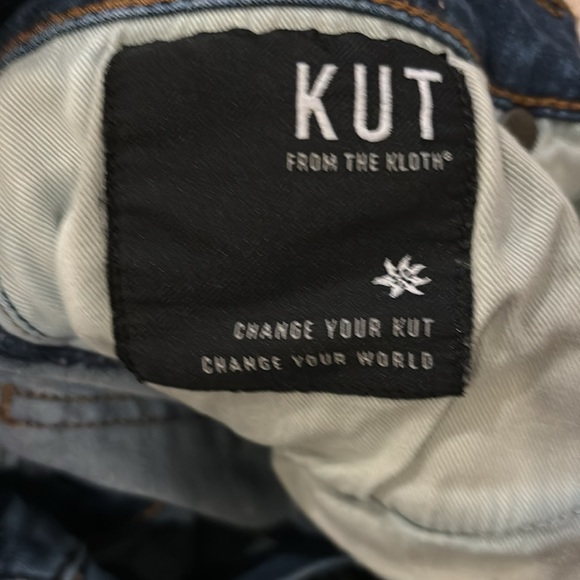 Kut from the kloth high rise ankle skinny jeans size 12 - Picture 6 of 7